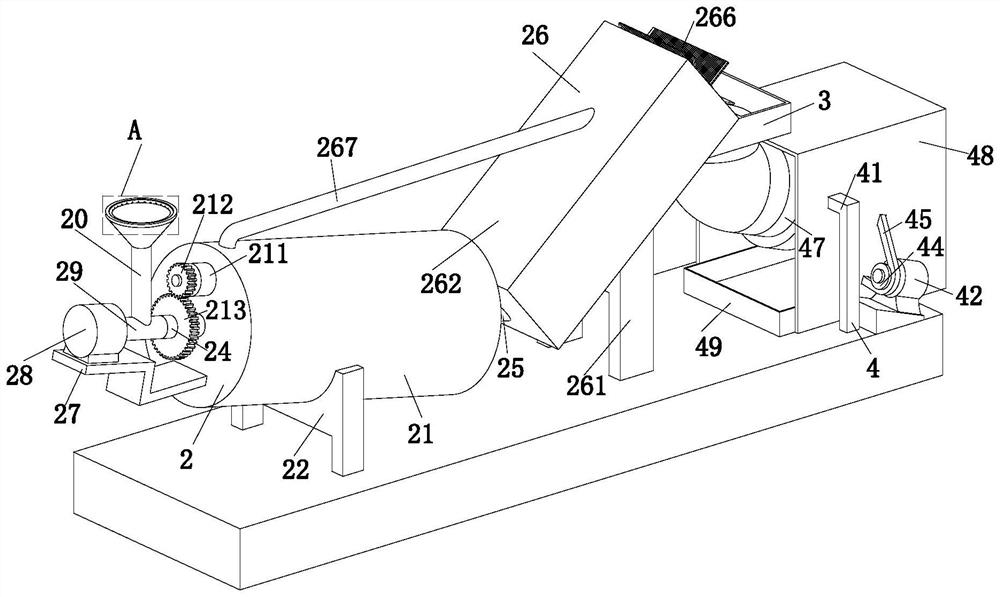 Cable material forming and cooling device