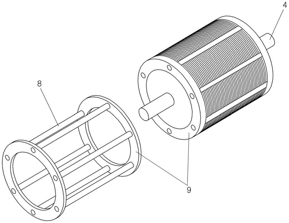 Rotor, induction motor applicable to rotor, and rotor manufacturing method