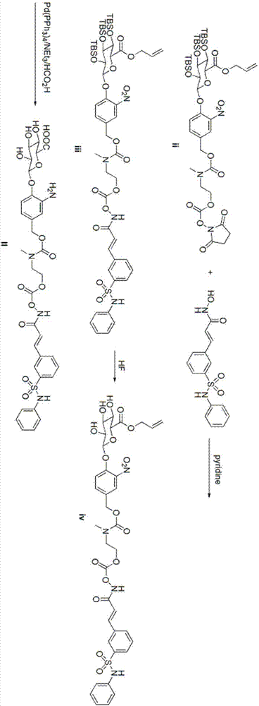 Belinostat derivative based on formic acid, and preparation method and applications thereof