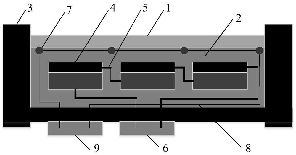 Photovoltaic panel self-melting ice device and control method based on heating carbon fiber