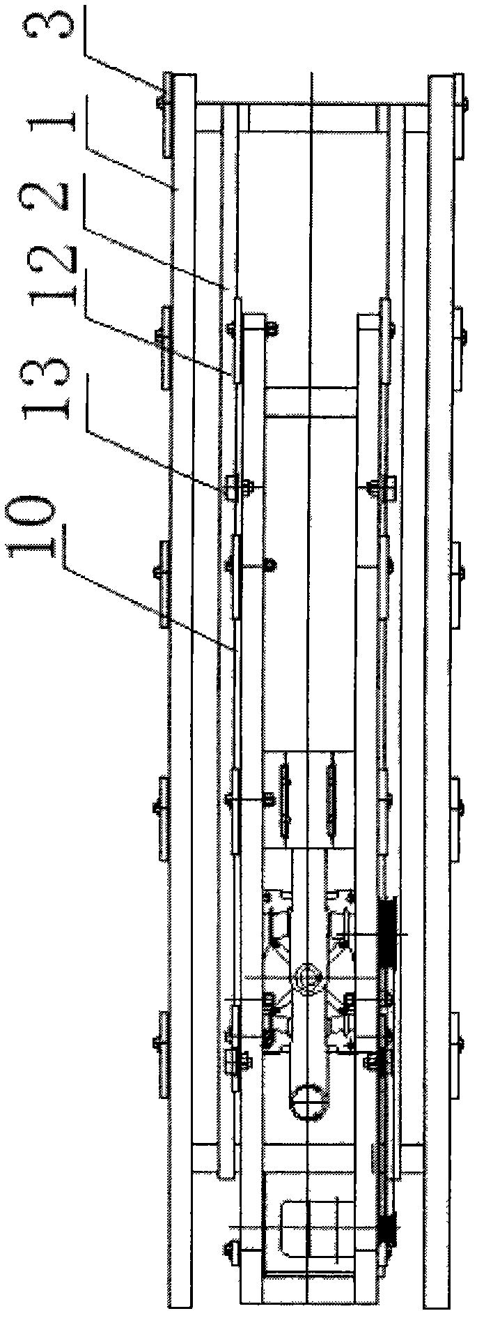 Plate conveying mechanism based on building block forming machine