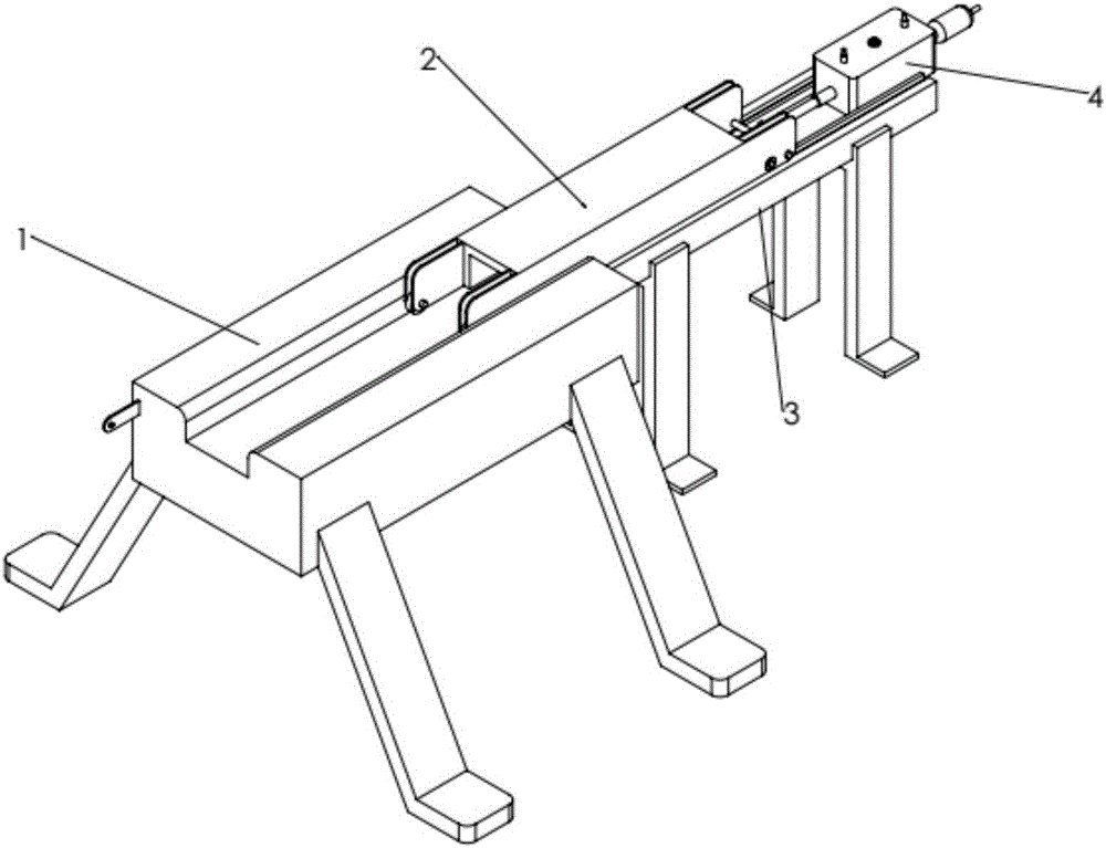 Device for pressing elevator handrail belt into die