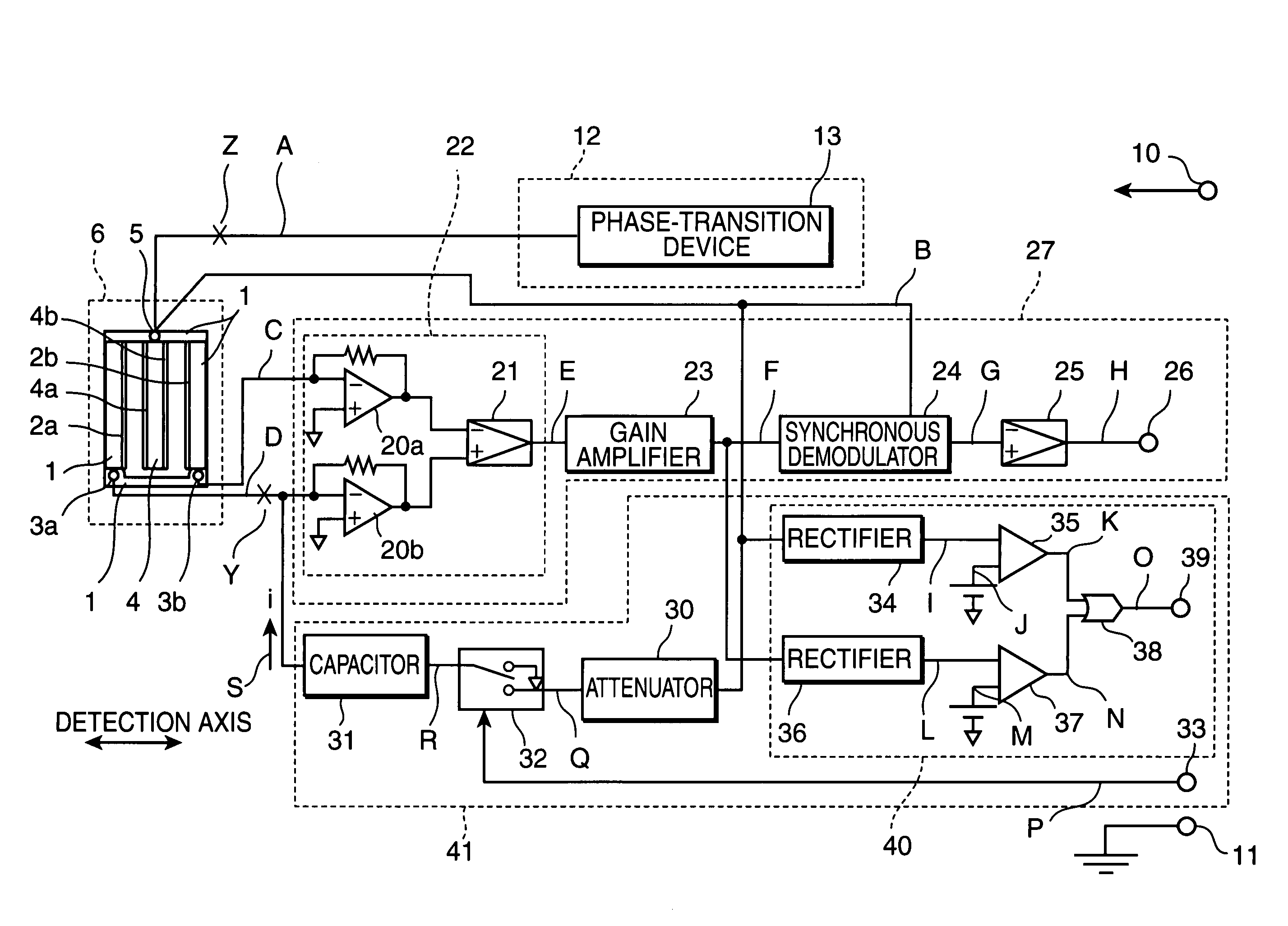 Inertial sensor and combined sensor therewith