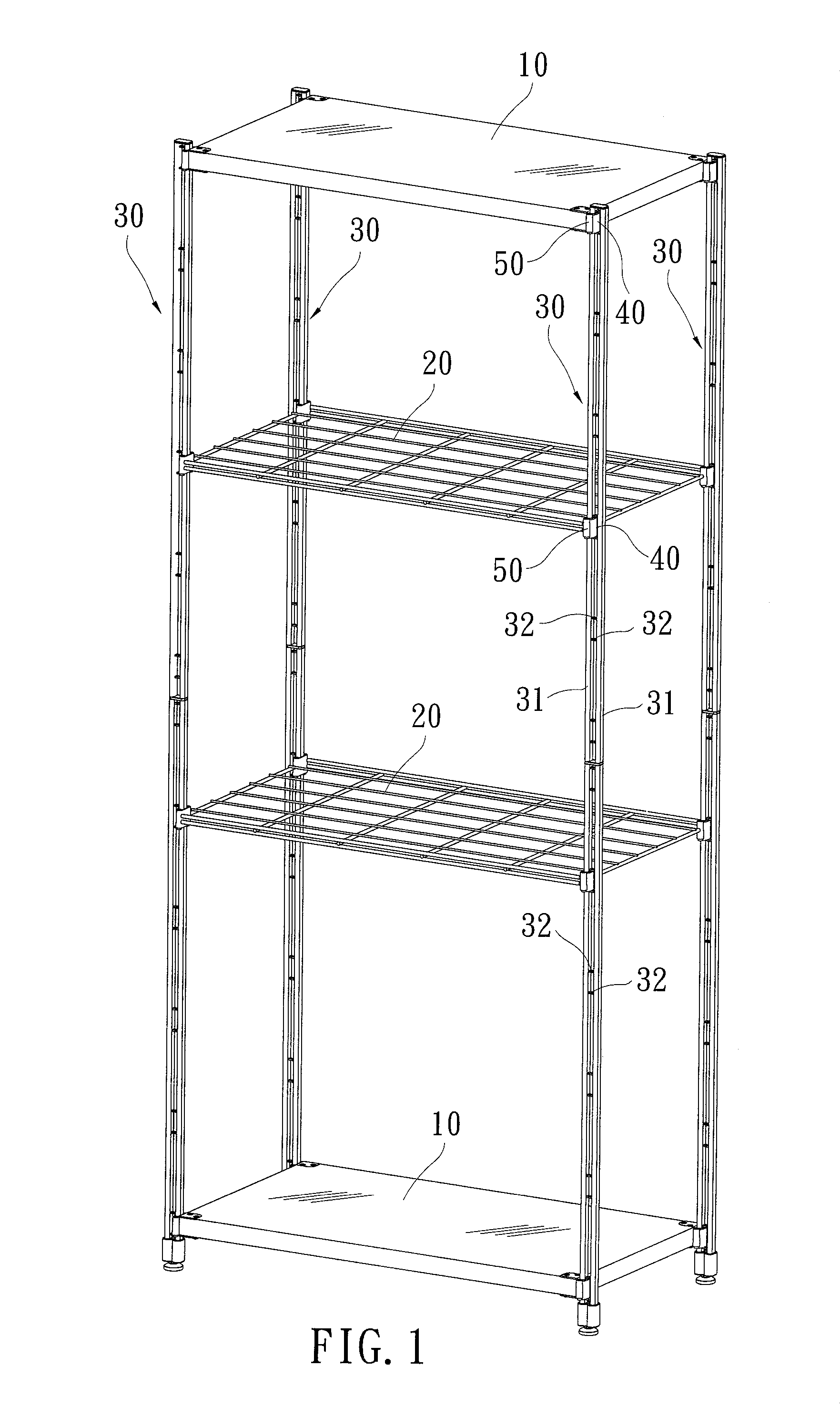 Sectional rack