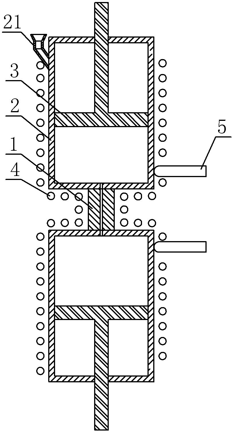 Bidirectional extrusion capillary rheometer and parallel bidirectional extrusion capillary rheometer