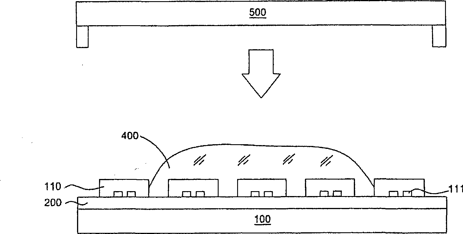 Crystal particle reconfigure encapsulation method