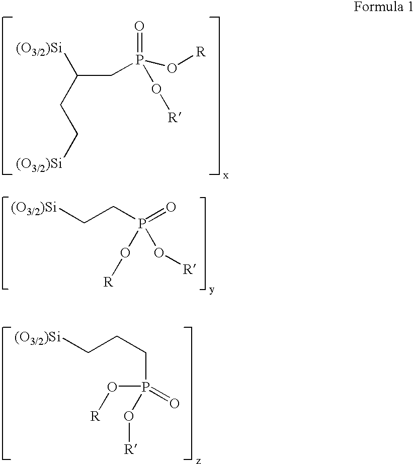 Organopolysiloxanes containing phosphonic groups, method for the production and use thereof