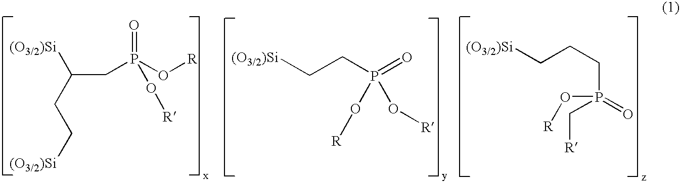 Organopolysiloxanes containing phosphonic groups, method for the production and use thereof