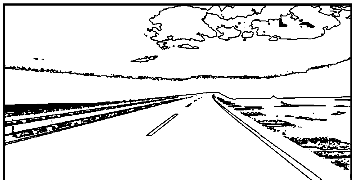 Method and device for evaluating road alignment similarity based on perspective drawing principle