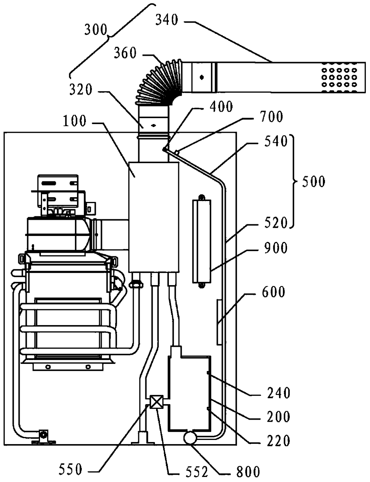Condensing gas water heater and its control method