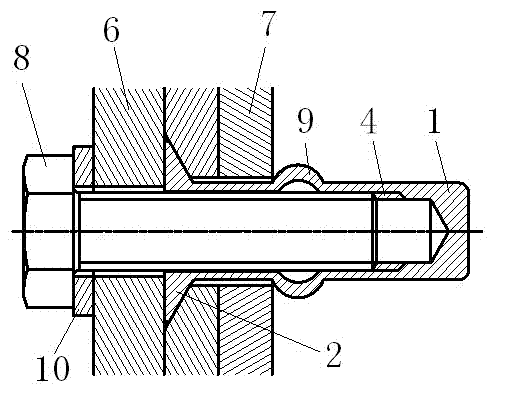 Method for automatically riveting multi-layer sheets in screw joint and screw nuts applied