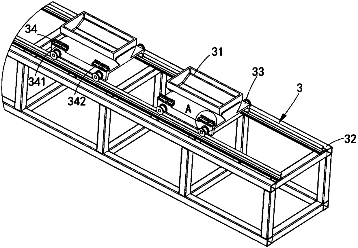 Two-way foamed aluminum ingot casting continuous production line