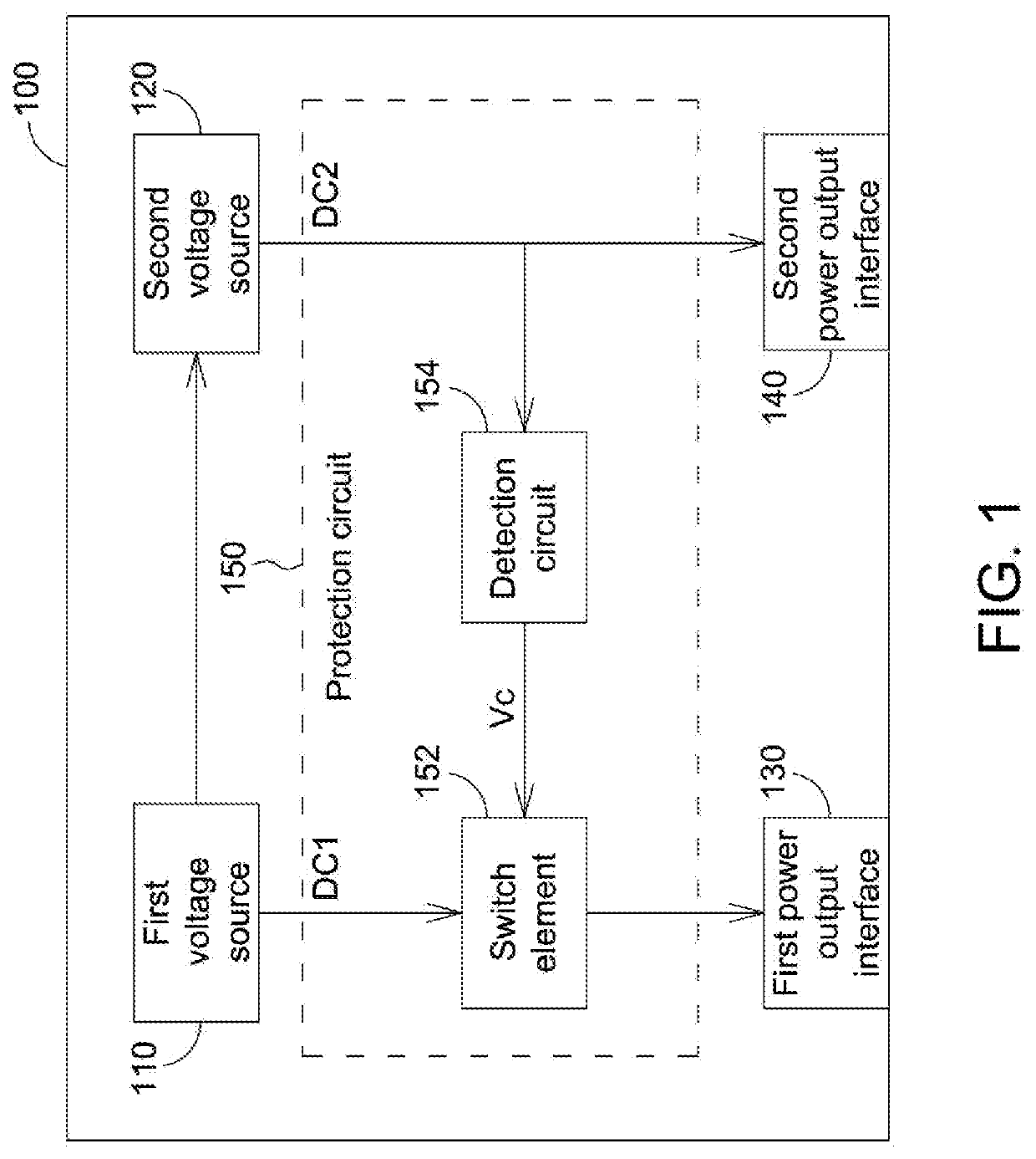 Protection circuit applied to electronic device and associated protection method