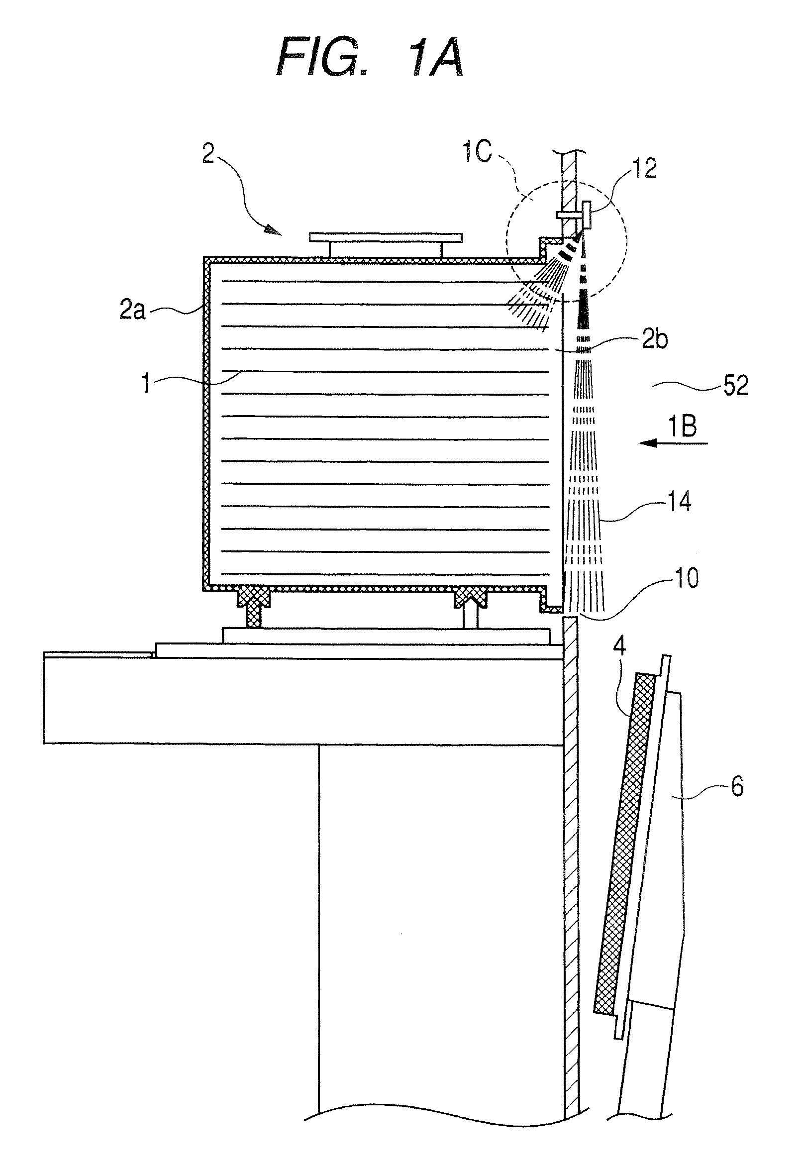 Lid opening/closing system of an airtight container