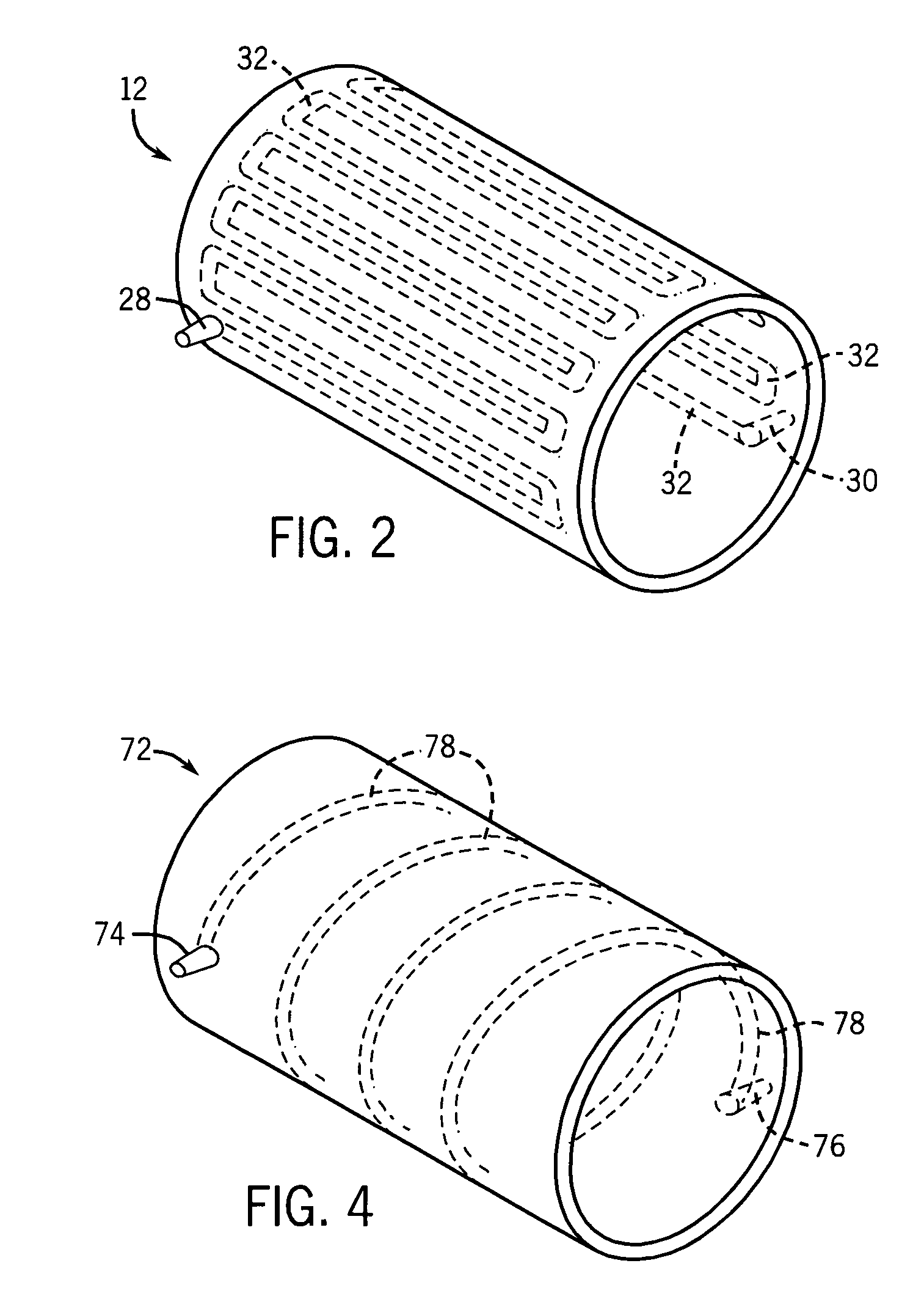 Motor frame having embedded cooling coil