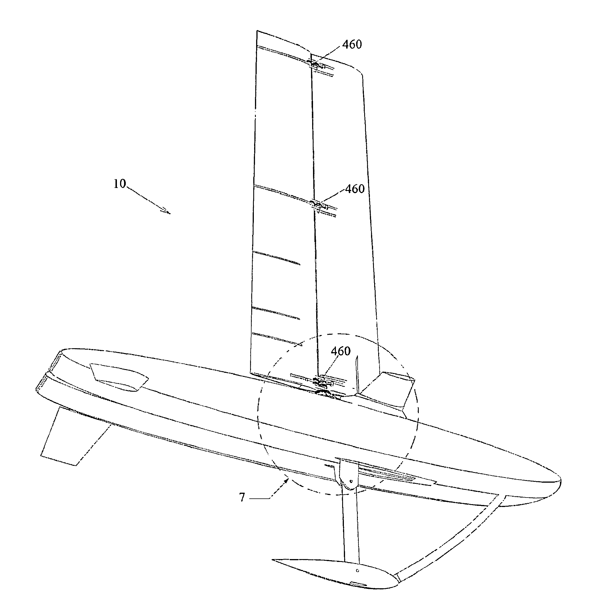 Submersible vessel having retractable wing and keel assemblies