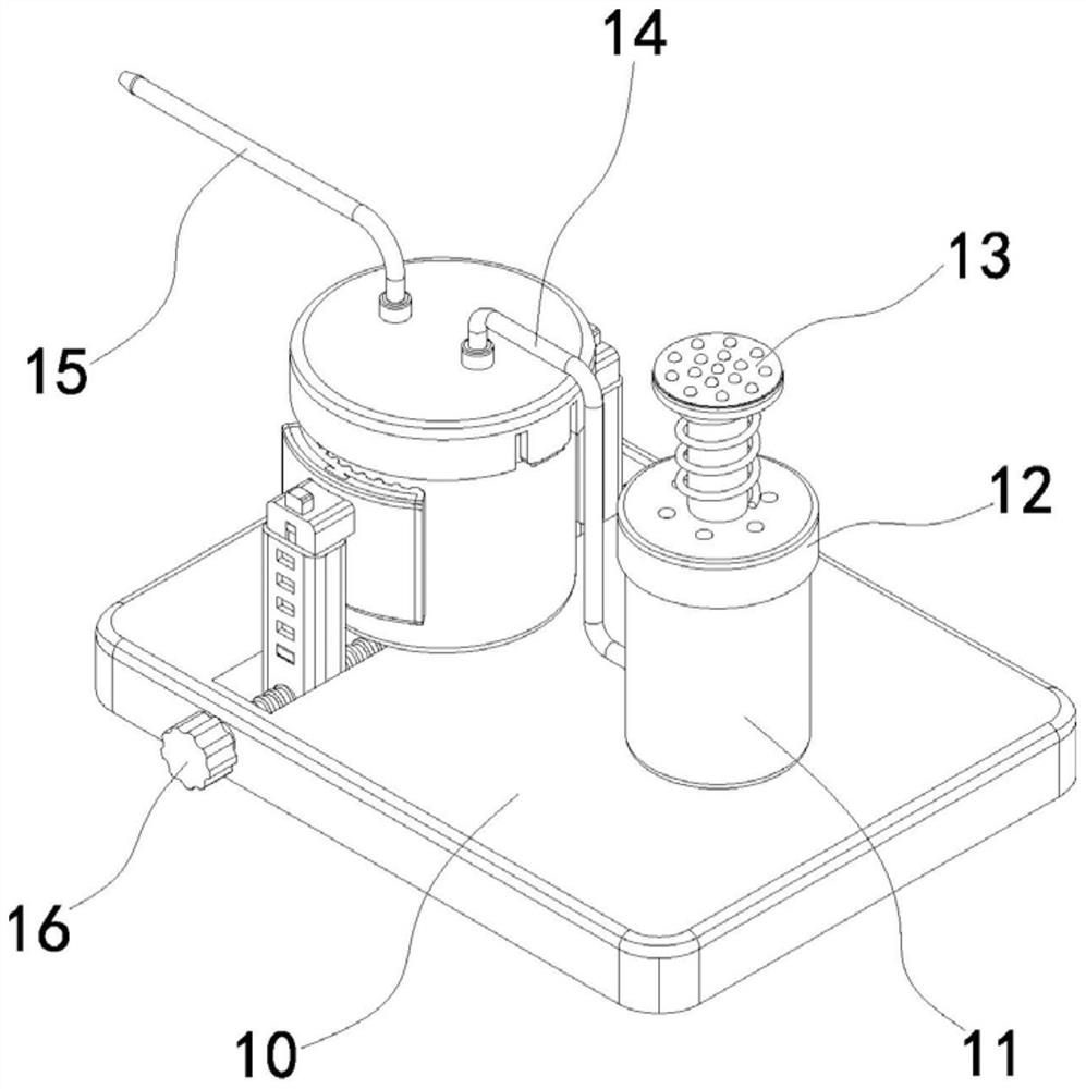 Infantile endocrine effusion sampling device convenient to use