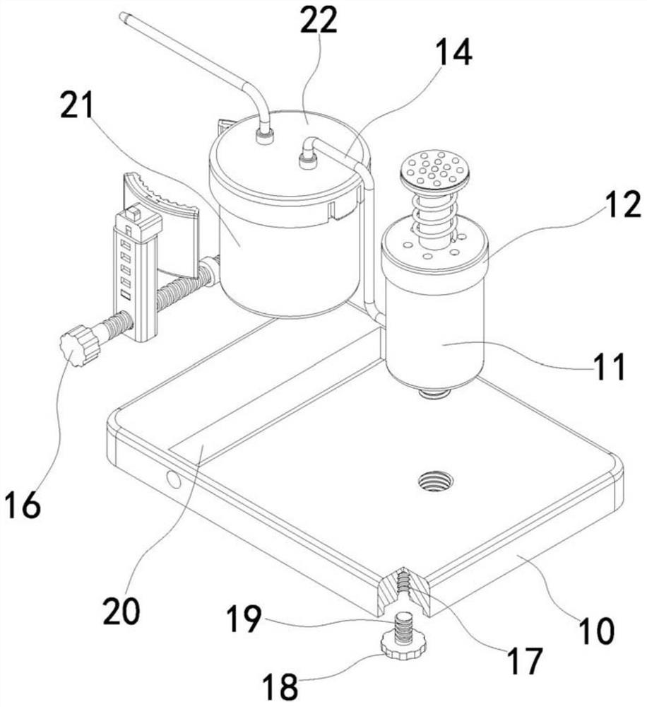 Infantile endocrine effusion sampling device convenient to use