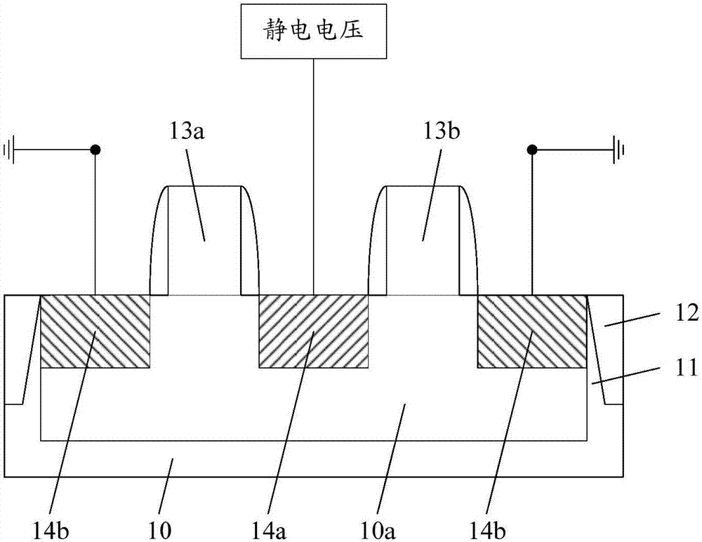 Electrostatic discharge protective structure and formation method therefor