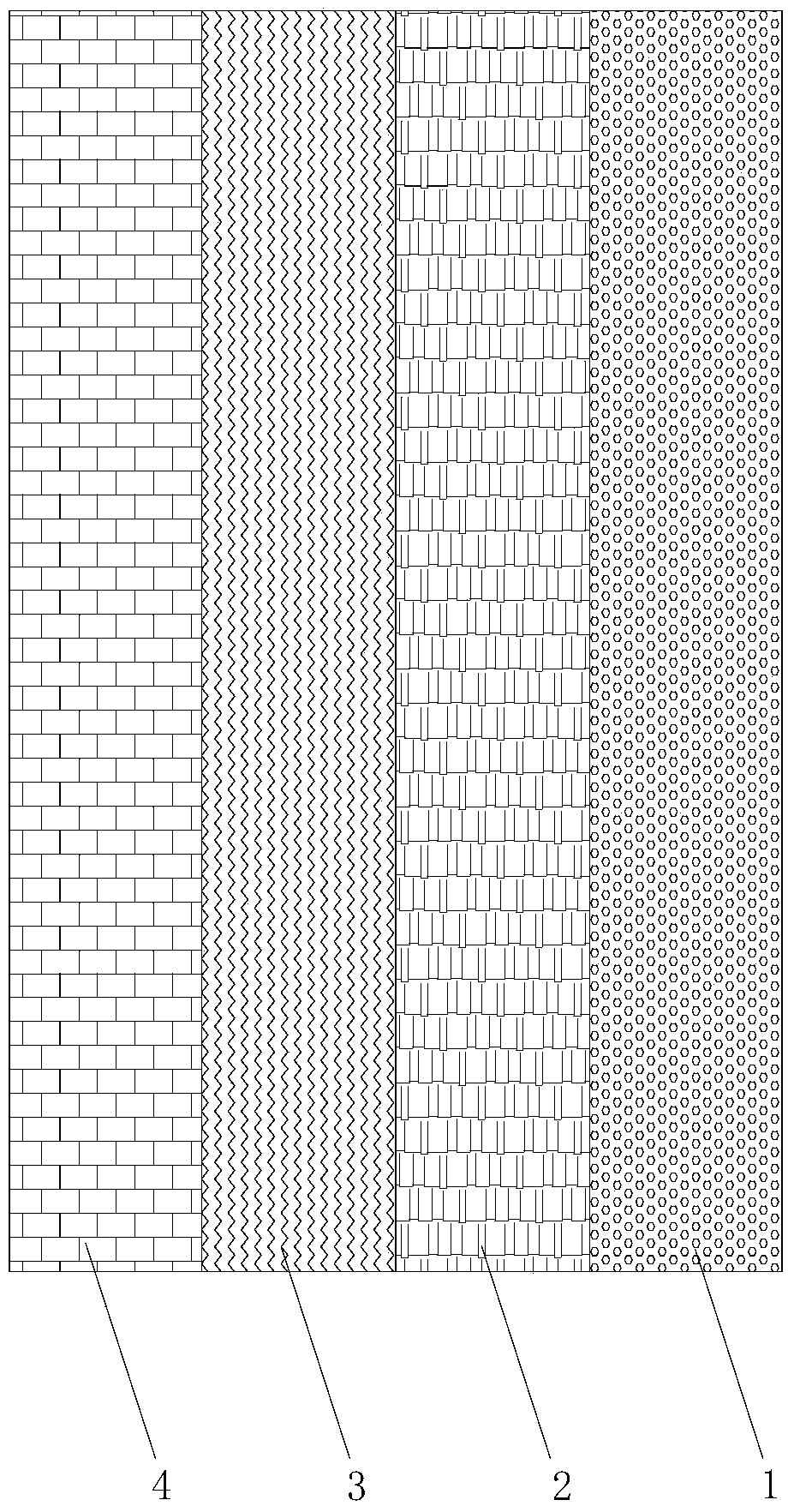 Cement base material for anti-electromagnetic radiation building and preparation method thereof