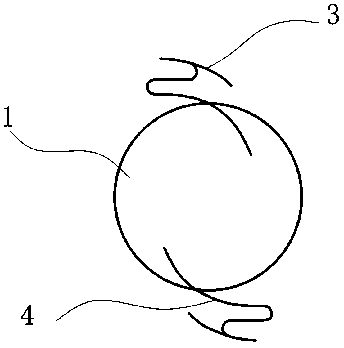 Scleral fixed intraocular lens