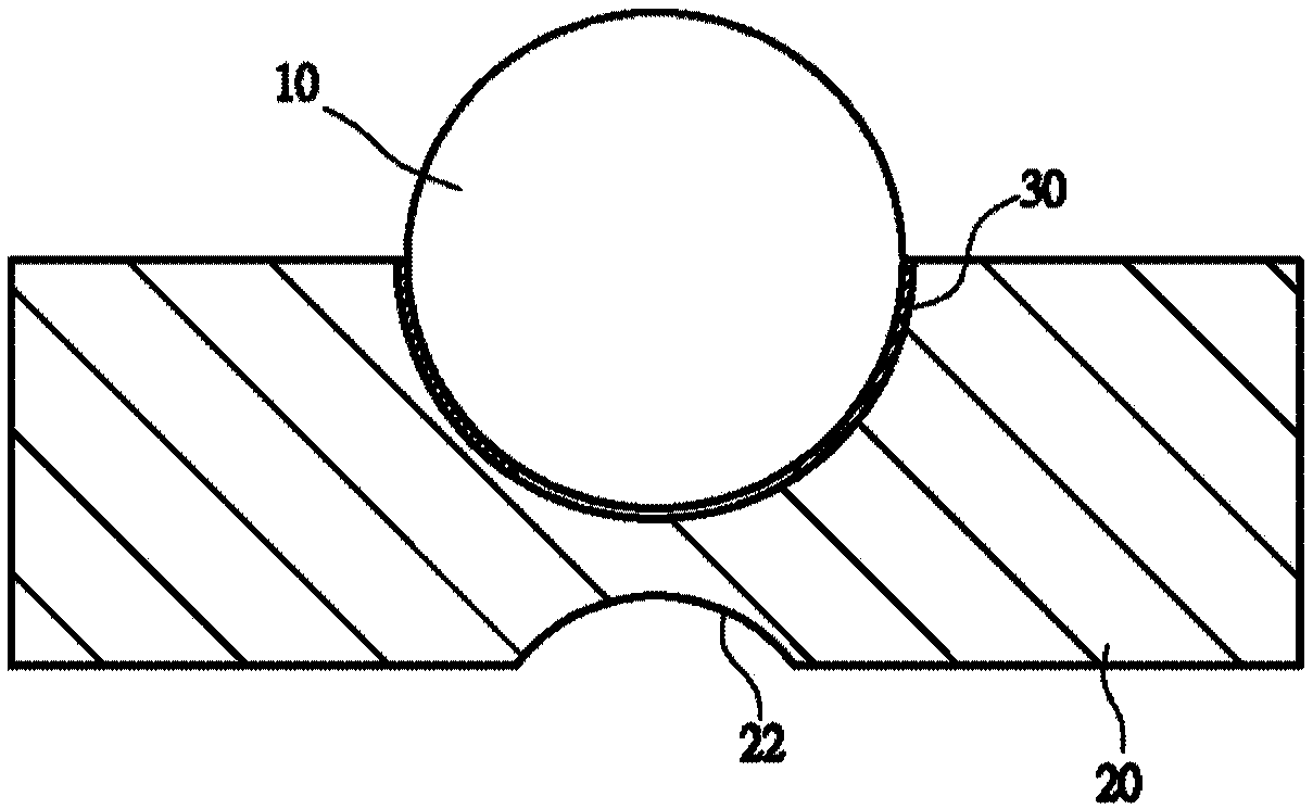 Lens structure made of materials with different refractive indexes