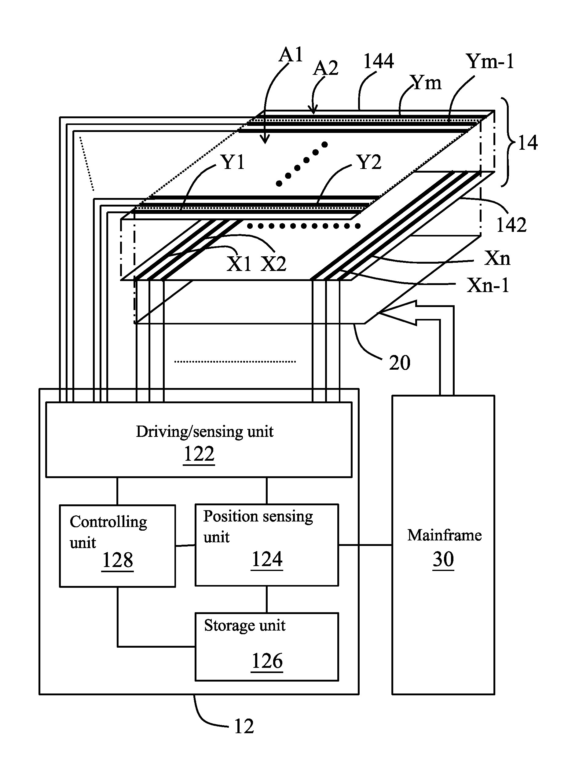 Capacitive sensing device and capacitive sensing method