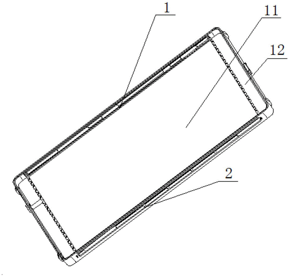 Mobile electronic product and metal middle frame thereof