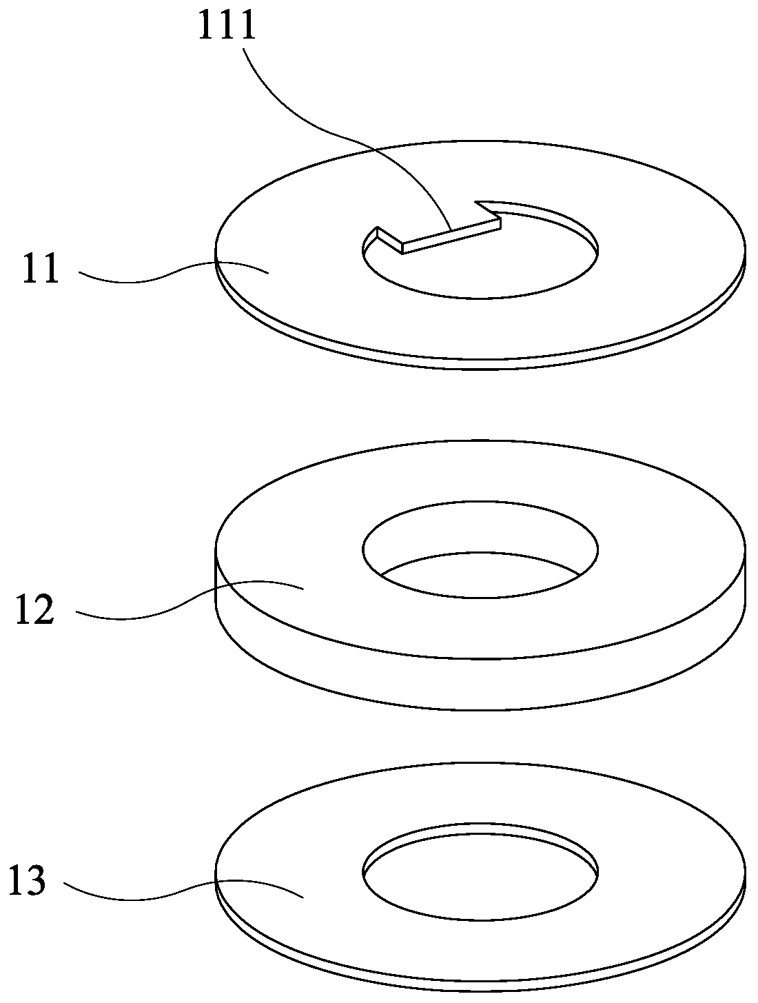 Annular double-sided adhesive tape and equipment and technology for producing annular double-sided adhesive tape