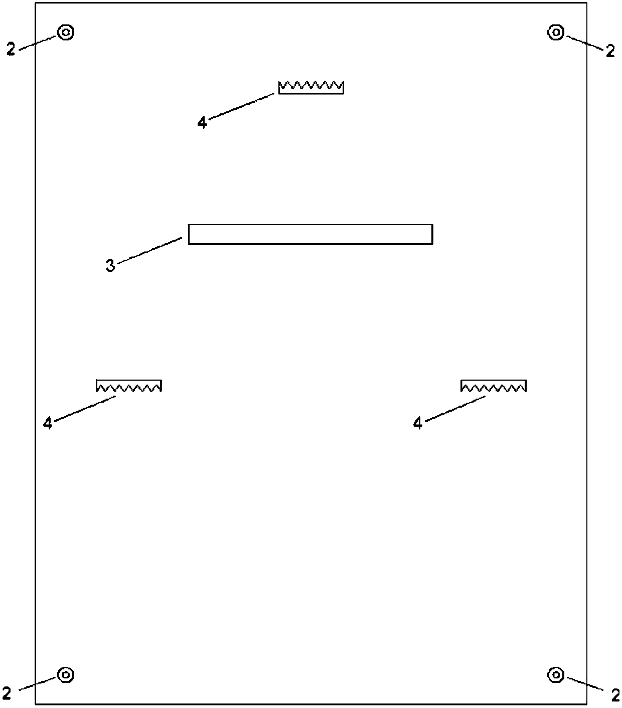 Mobile tripod leveling bearing platform device and use method thereof