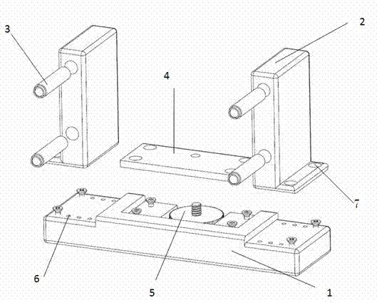 A measuring device and measuring method based on laser ranging