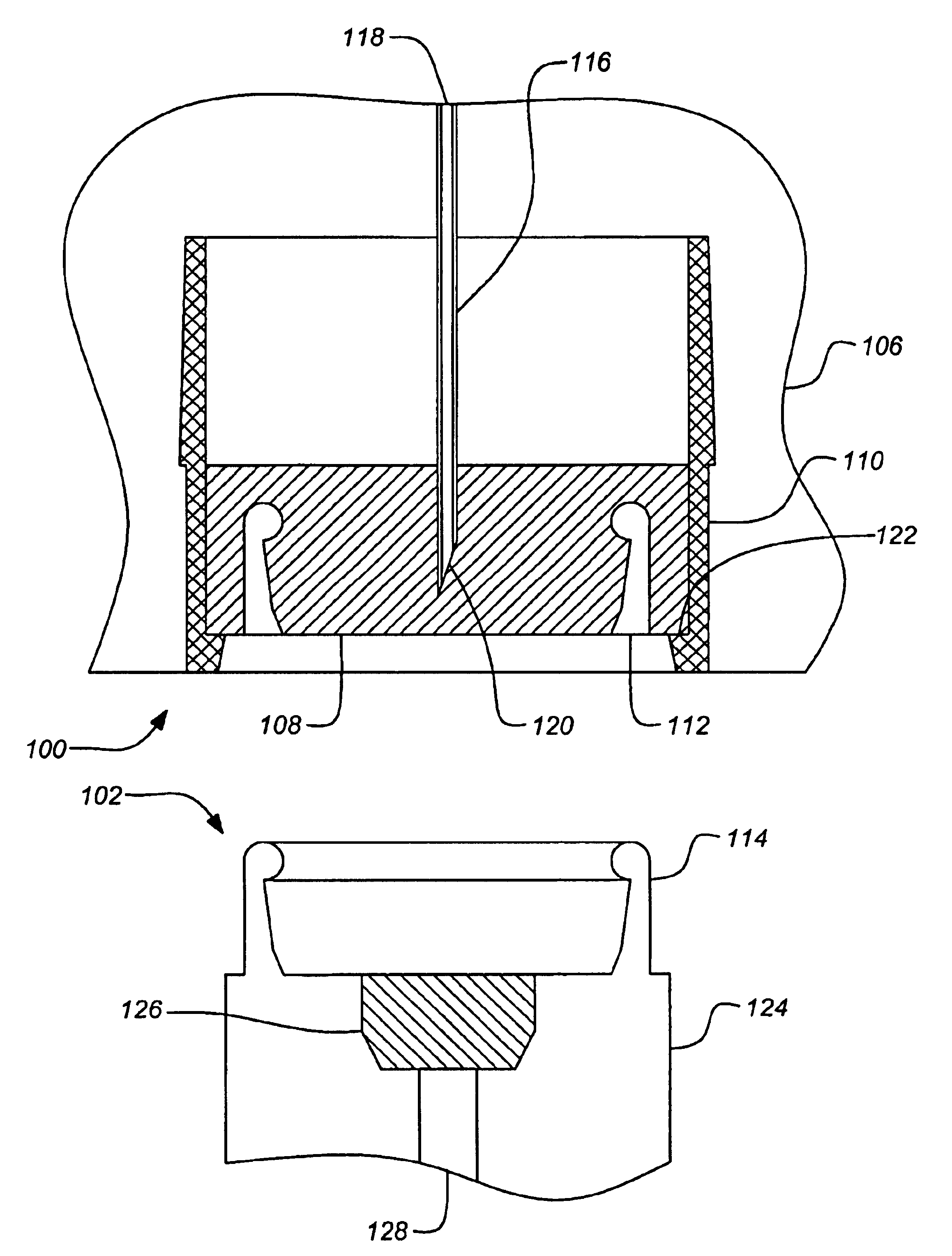 Self sealing disconnect device