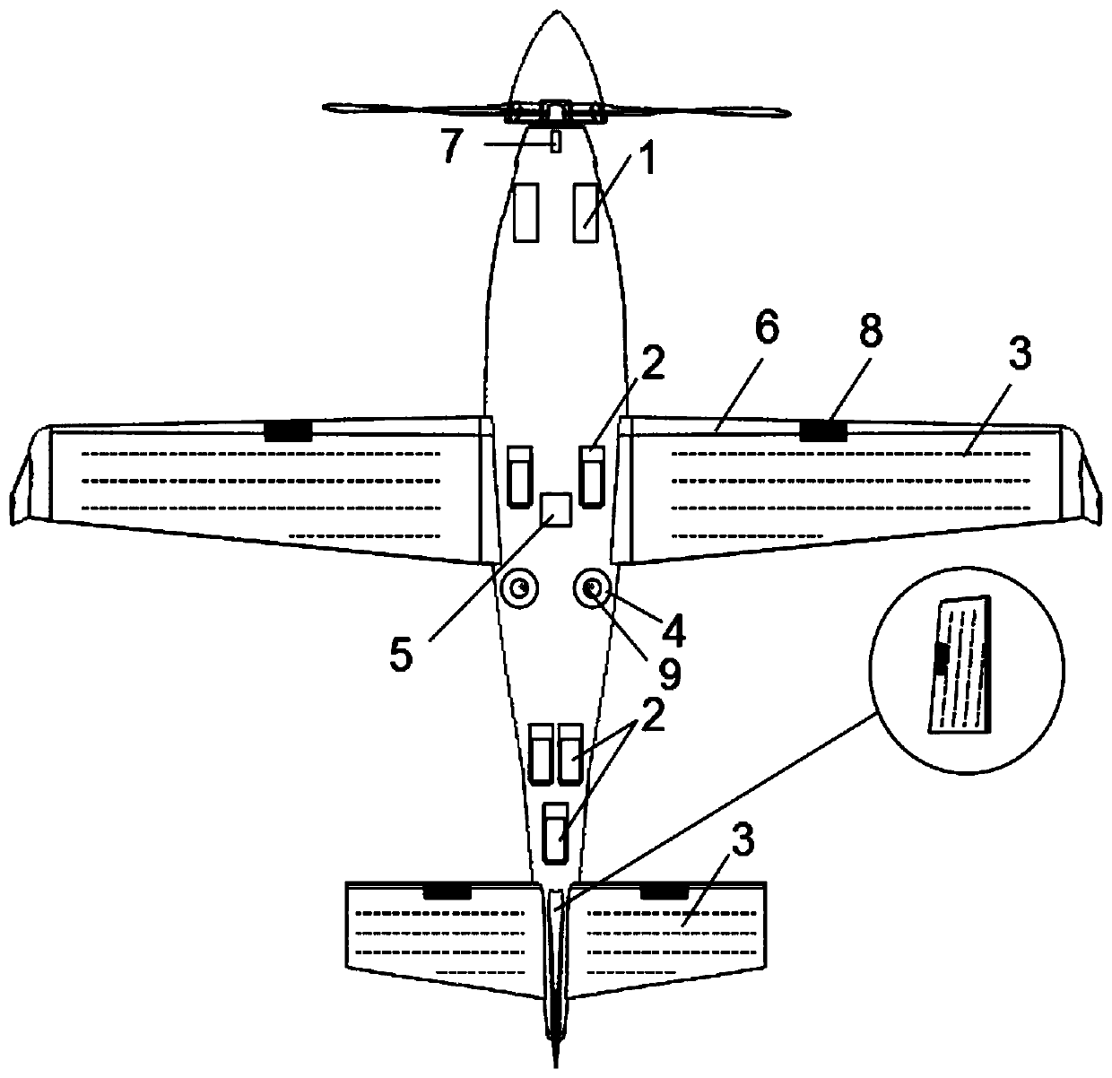 Anti-icing and deicing device and method for wings and emages of turbo-prop aircraft