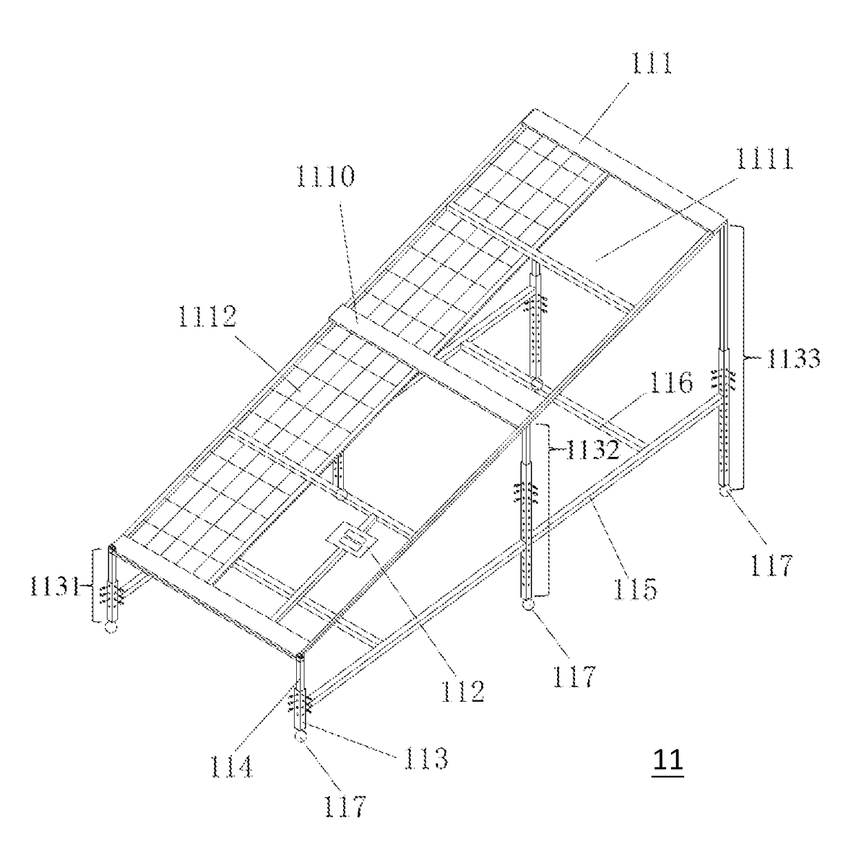 Cleaning mechanism having water spray function and photovoltaic panel cleaning equipment having same