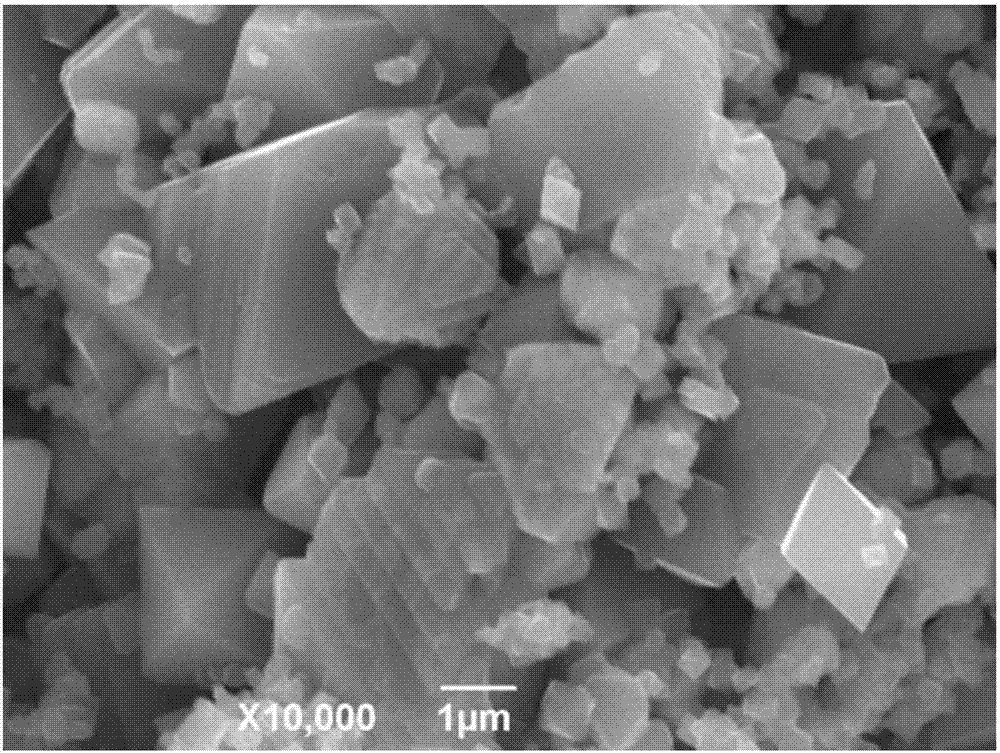 High-voltage spinel and lithium nickel manganese oxide anode material and method for preparing same