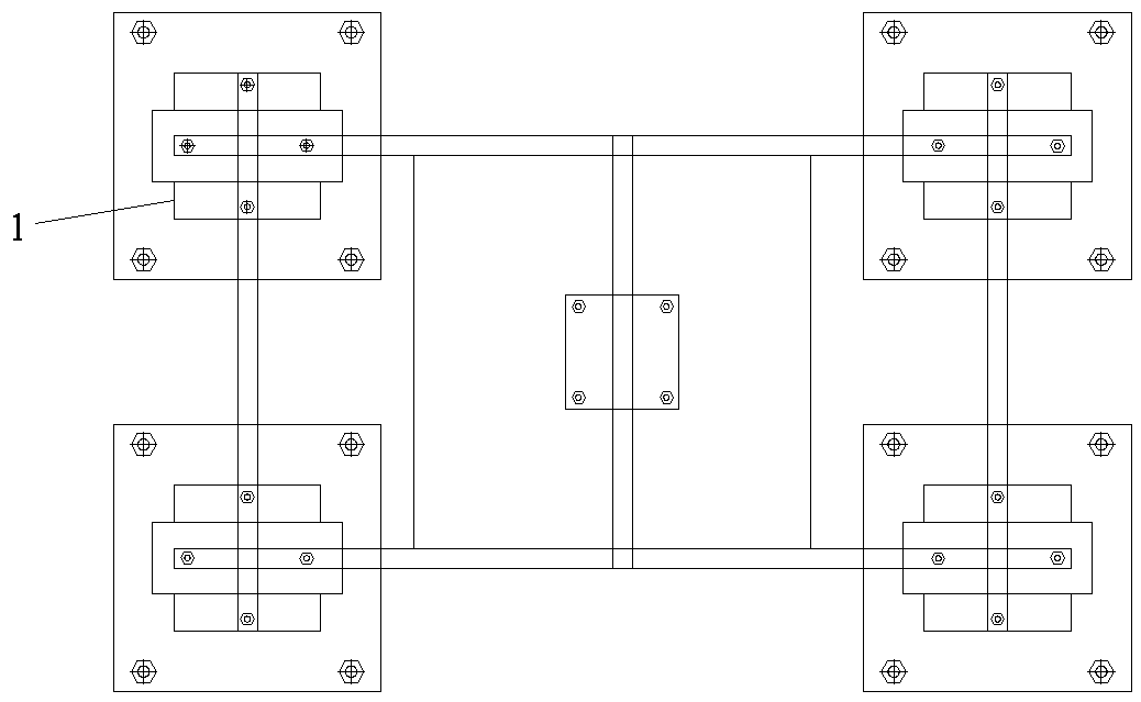 A vehicle window road test simulation device