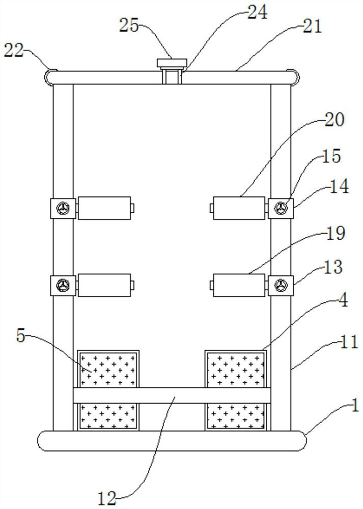 Leg exercise device for neurosurgical nursing of old people and use method thereof