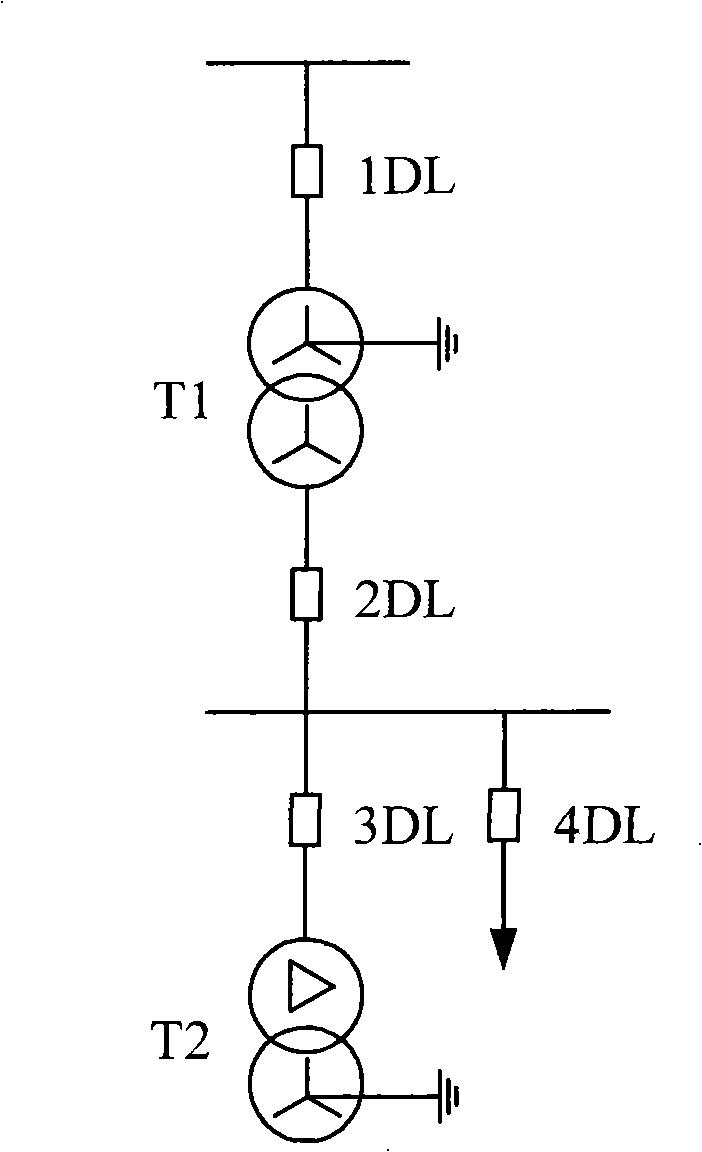 Method for identifying transformer inner echo surge current