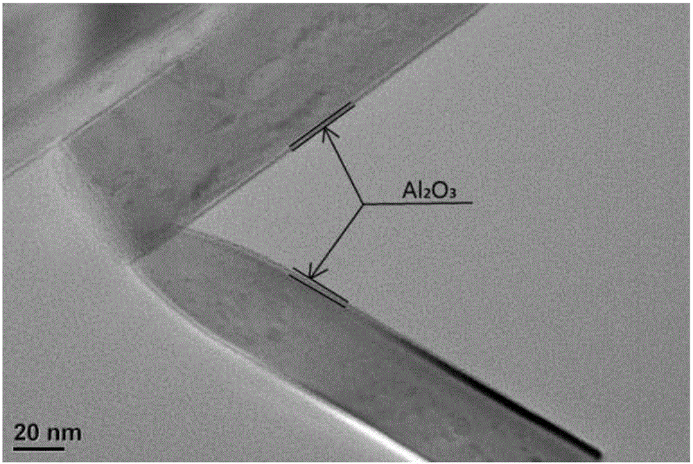 Al2O3 modified array TiO2 nanowire and method for photoelectrocatalysis water decomposition hydrogen production