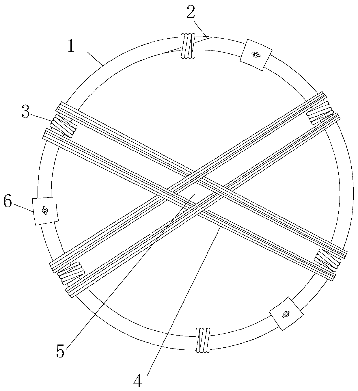 Seedling growth righting auxiliary device for yam tissue culture