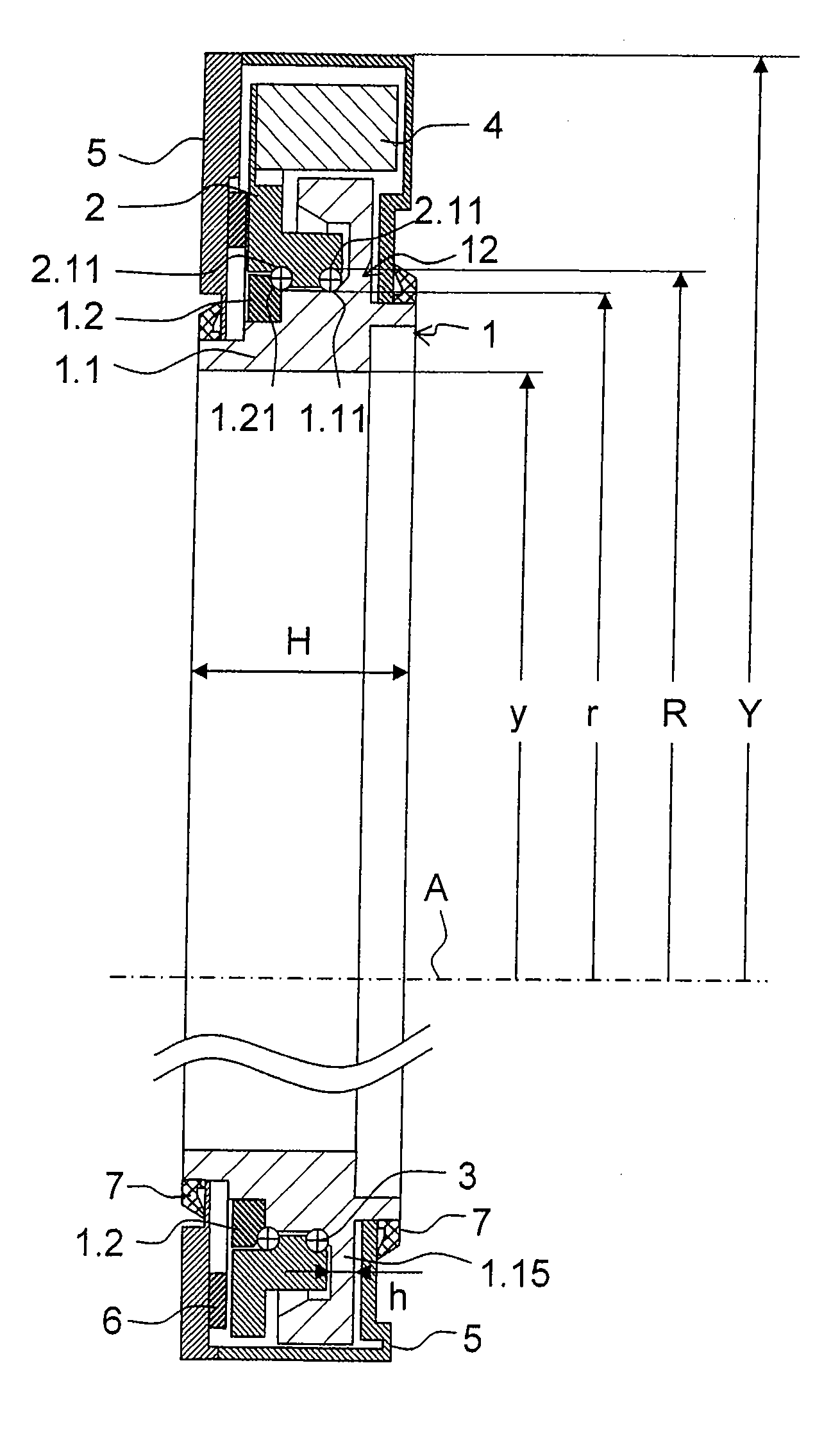 Angle-measurement system and method for production of an angle-measurement system