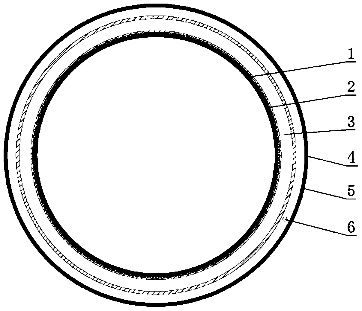 Pipeline section with cooling and leakage detecting functions and applied to low-vacuum magnetic levitation system