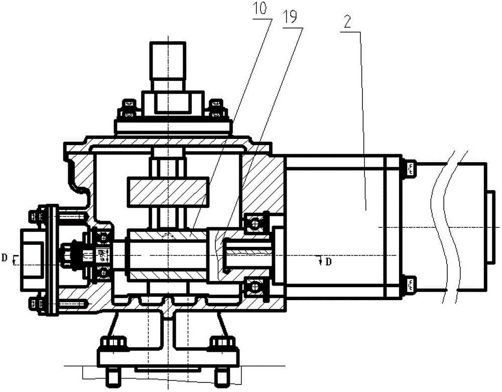 An electric screw drive mechanism for an automatic transmission