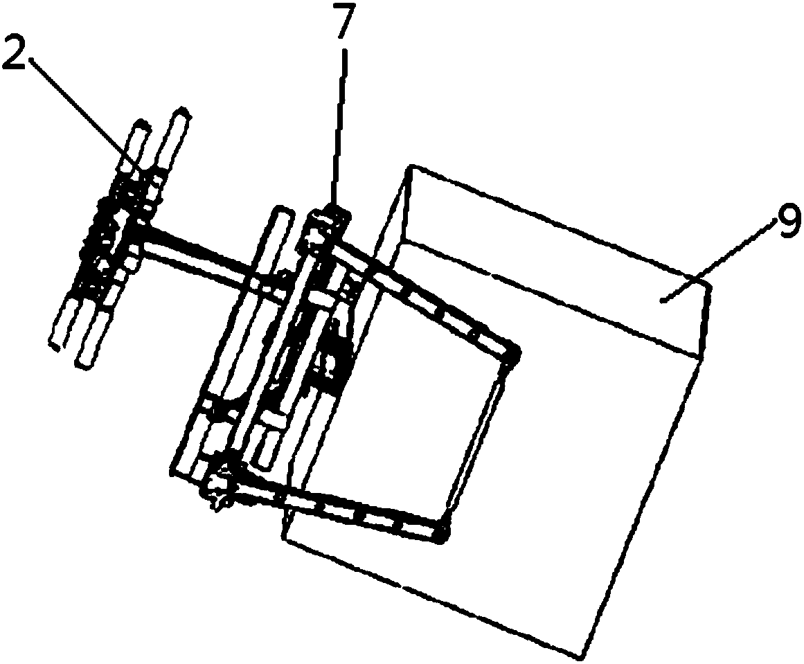 Clamping module and logistics carrying device