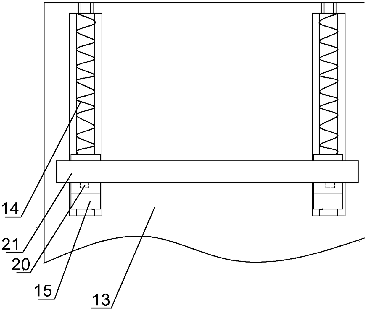 A fast-turning and smooth-moving nursing bed