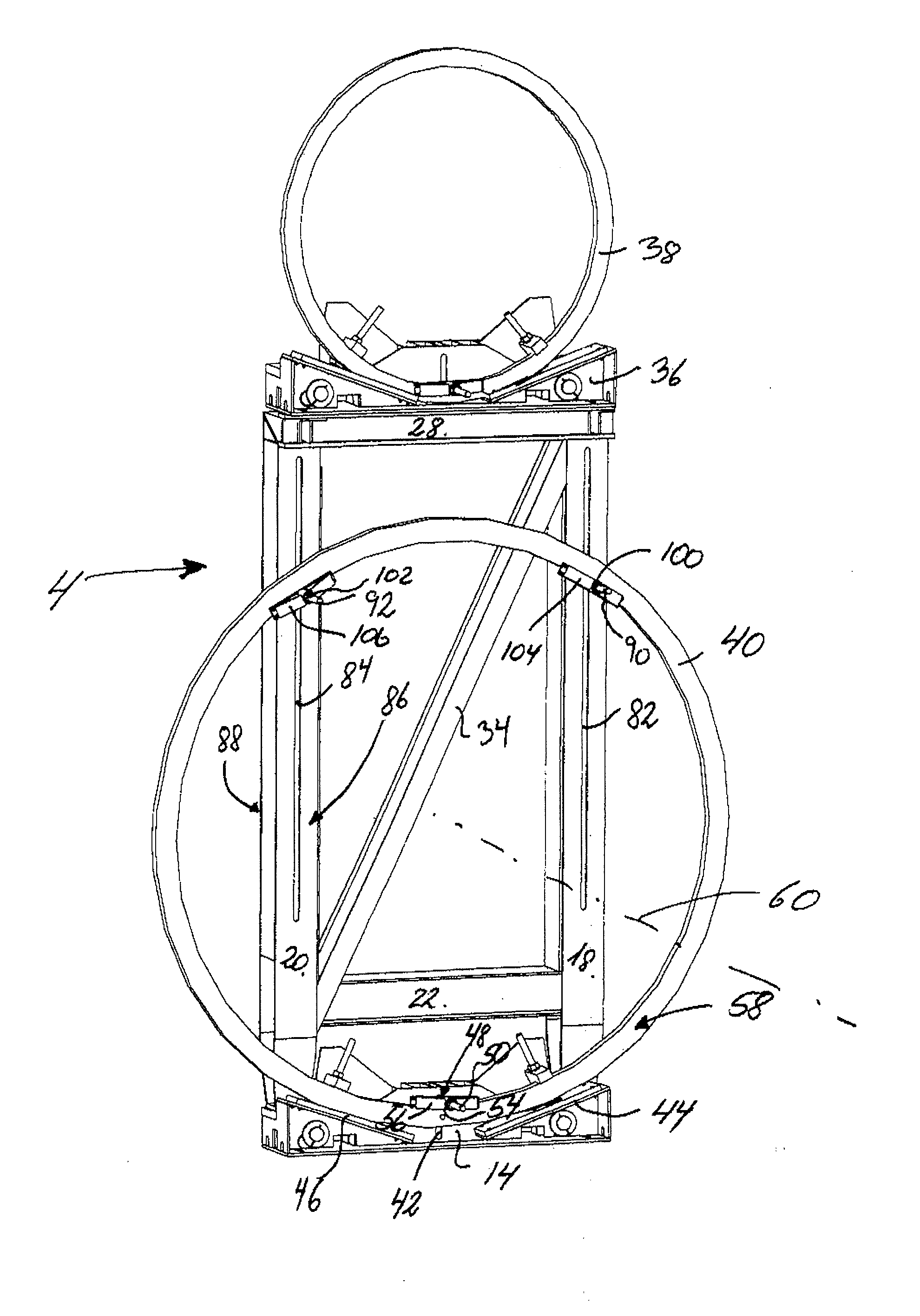Fixture for retaining an end of a member