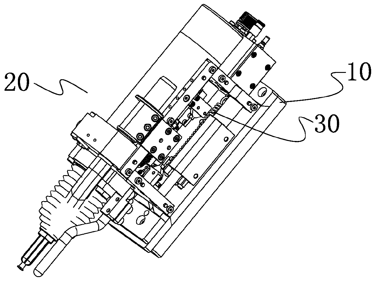 Intelligent workpiece height self-adaption device of stud welding device