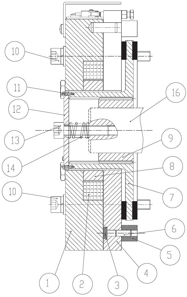 Braking method of traction machine and low-noise brake