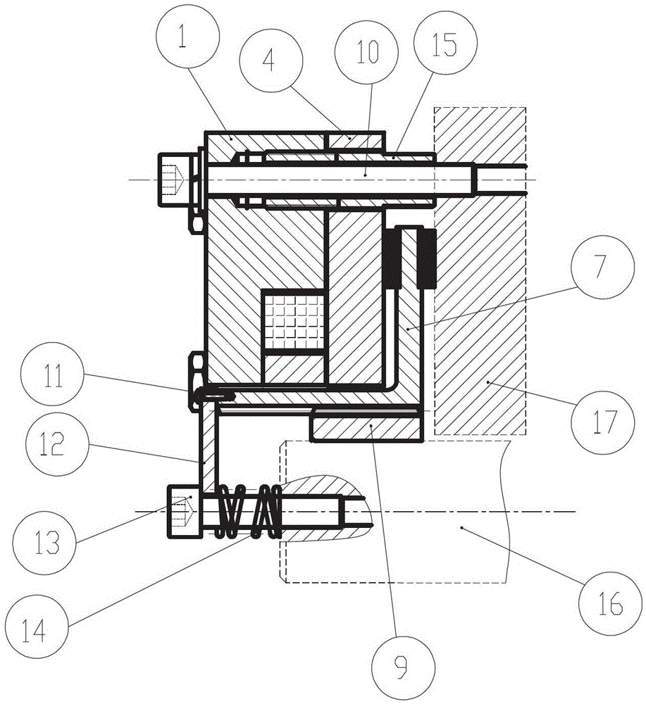 Braking method of traction machine and low-noise brake