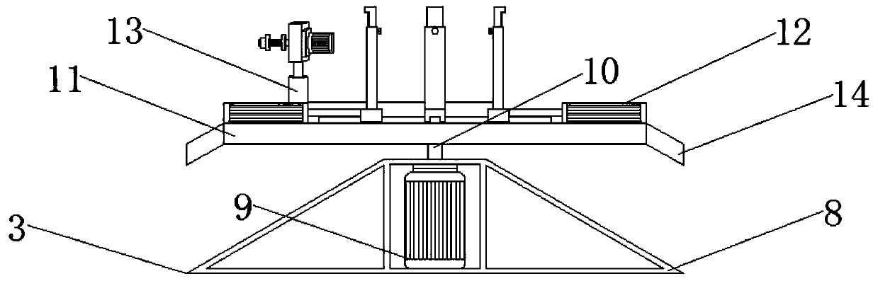 A precision gear processing machine tool